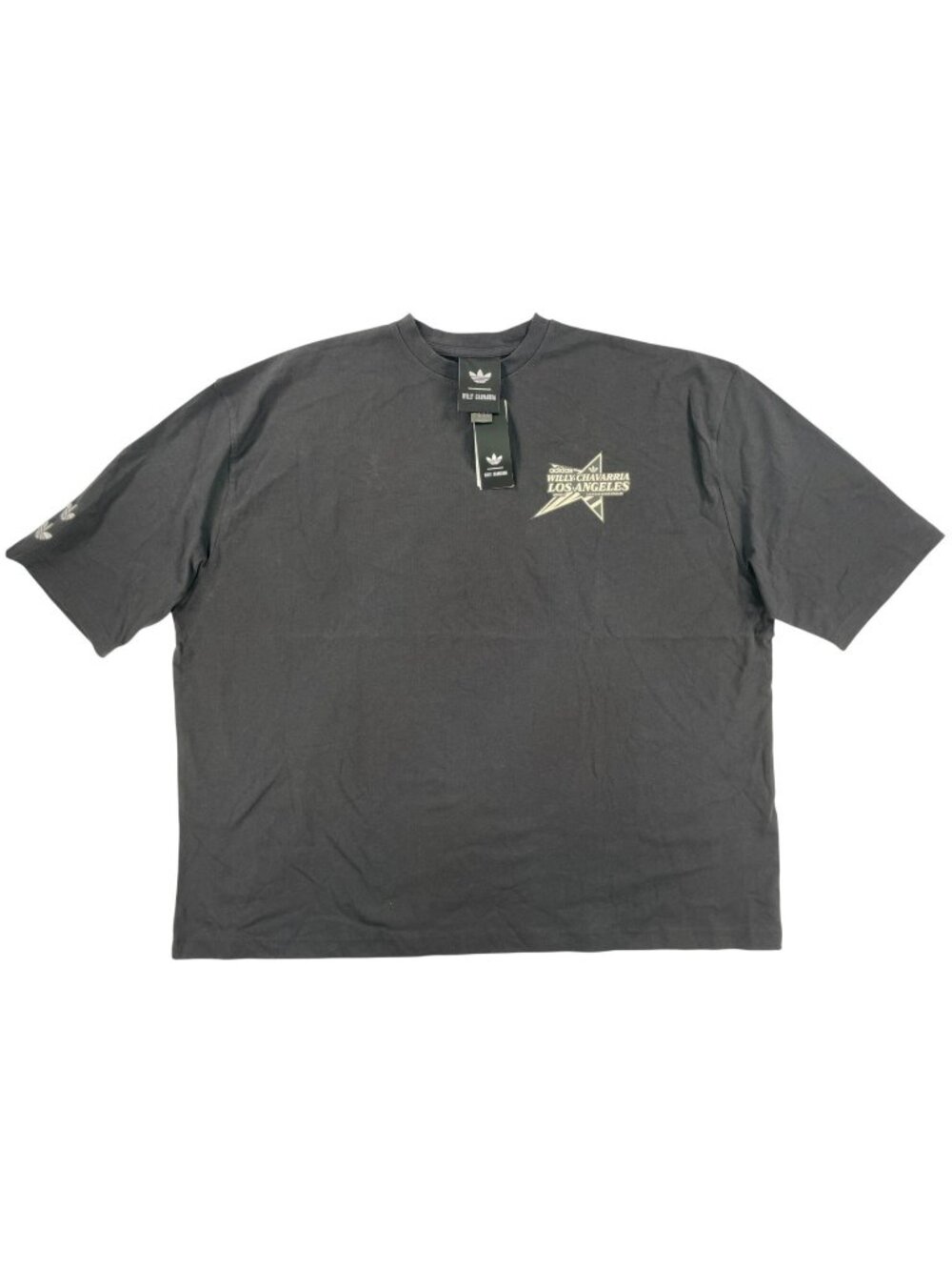 Adidas x Willy Chavarria Los Angeles Star Black Graphic T-Shirt Men’s Size L NEW